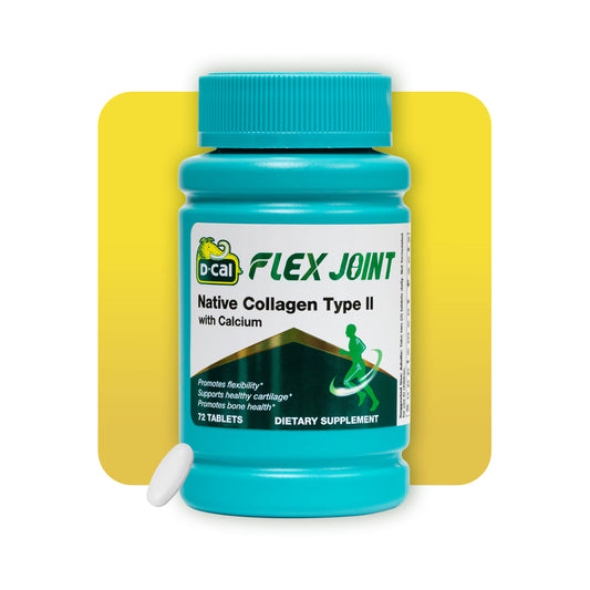 D-Cal Flex Joint – Collagen Type II for Joint Health (72 Tablets)